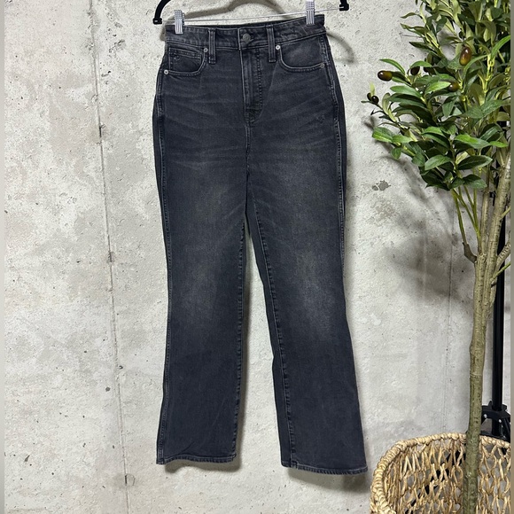 Madewell Denim - Madewell curvy bootcut black jeans size 26